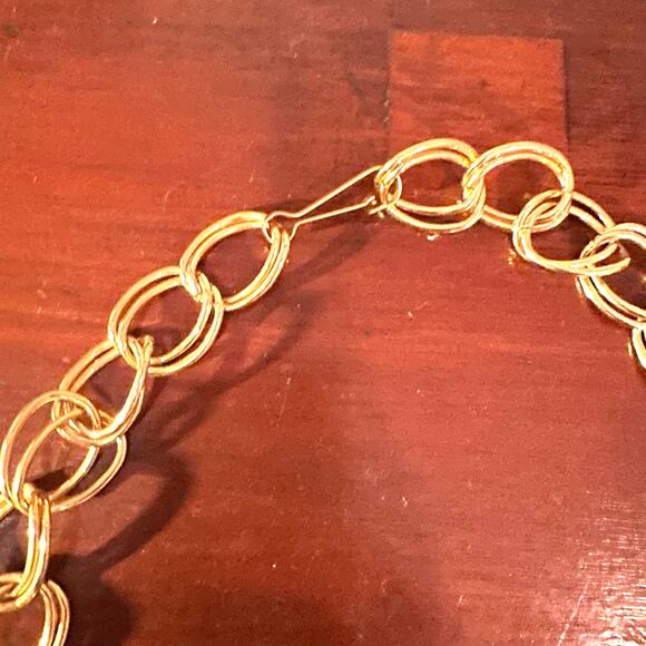 Sarah Coventry Gold Chain Waist Belt Clip 70s 90s Vintage Retro 35" Long Vintage - Picture 5 of 11
